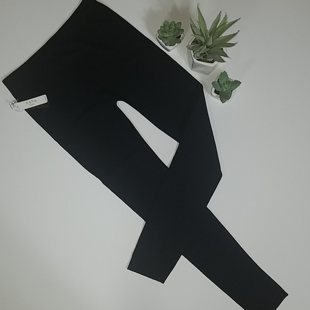 NWT, Nana USA, Black legg'ings, OS